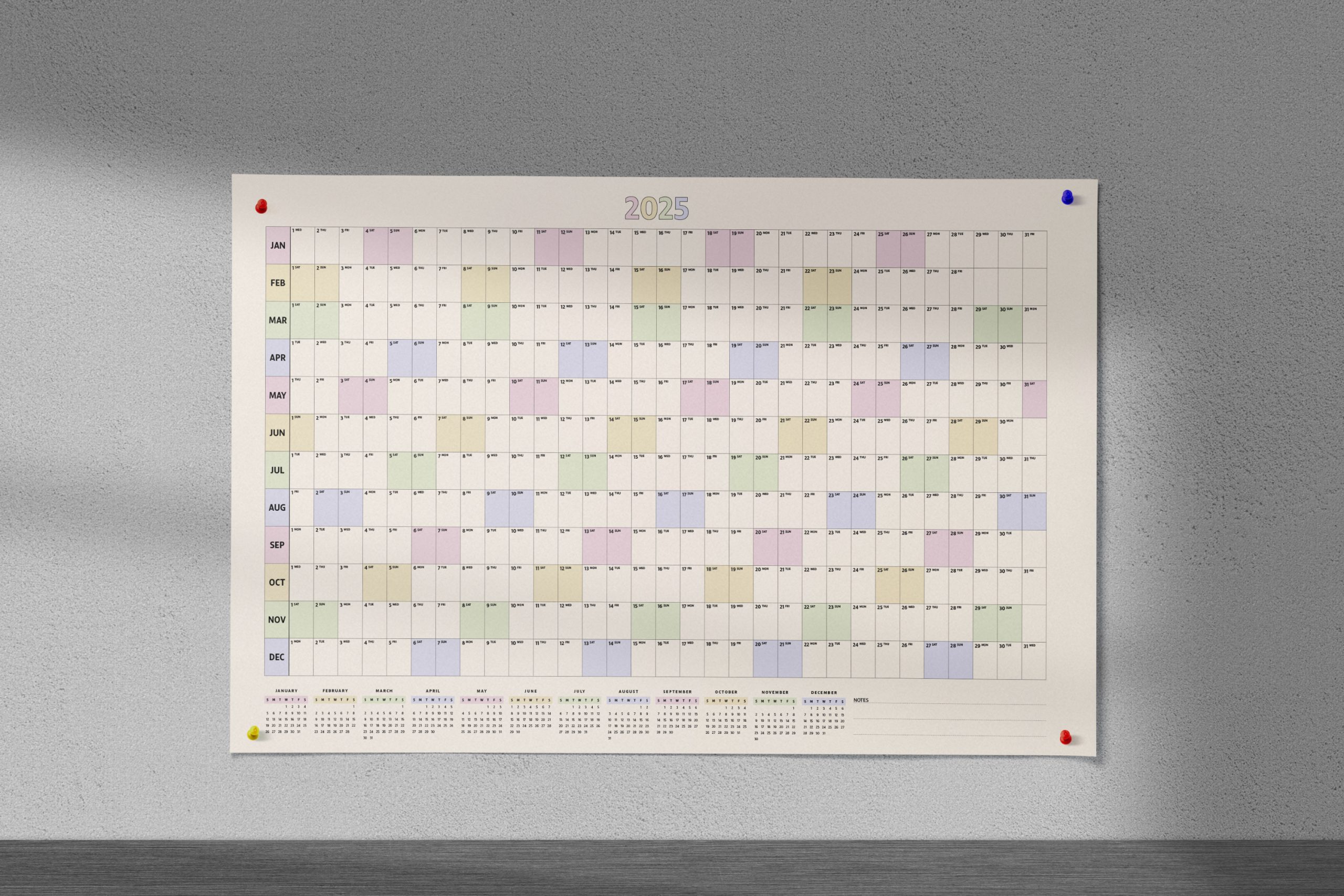 Folded Wall Planners